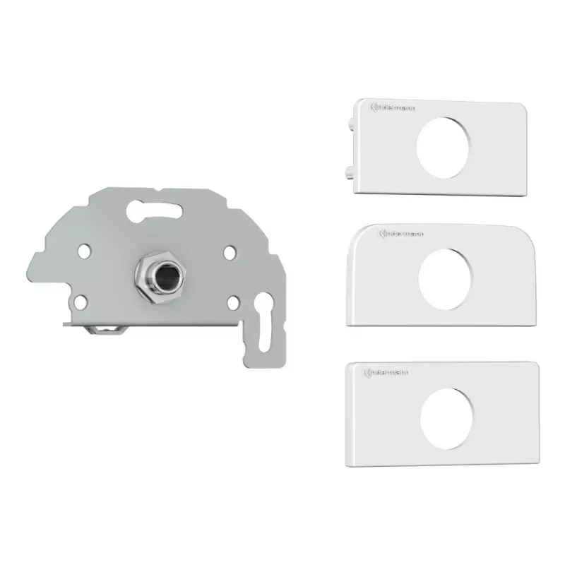 Kontaktligzda Kindermann 7456000417 6.35mm pelēka balta