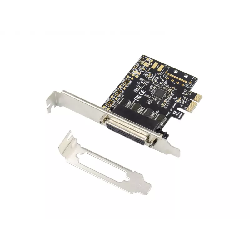 Conceptronic 4 portu DB9 RS232 seriālā PCIe karte, PCIe, RS-232, PCIe 2.0, RS-232, melna, Ķīna
