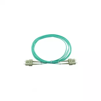 BlueOptics InfiniBand/optiskās šķiedras kabelis 3 m 2x SC LC/APC zaļš