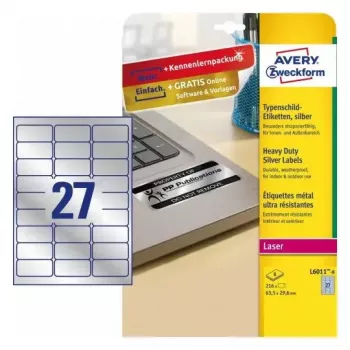 Pašlīmējoša printera etiķete Avery L6011-8