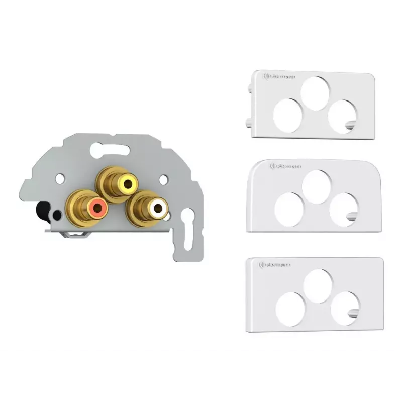 Ligzda ar 3 RCA savienotājiem Kindermann 7456000530