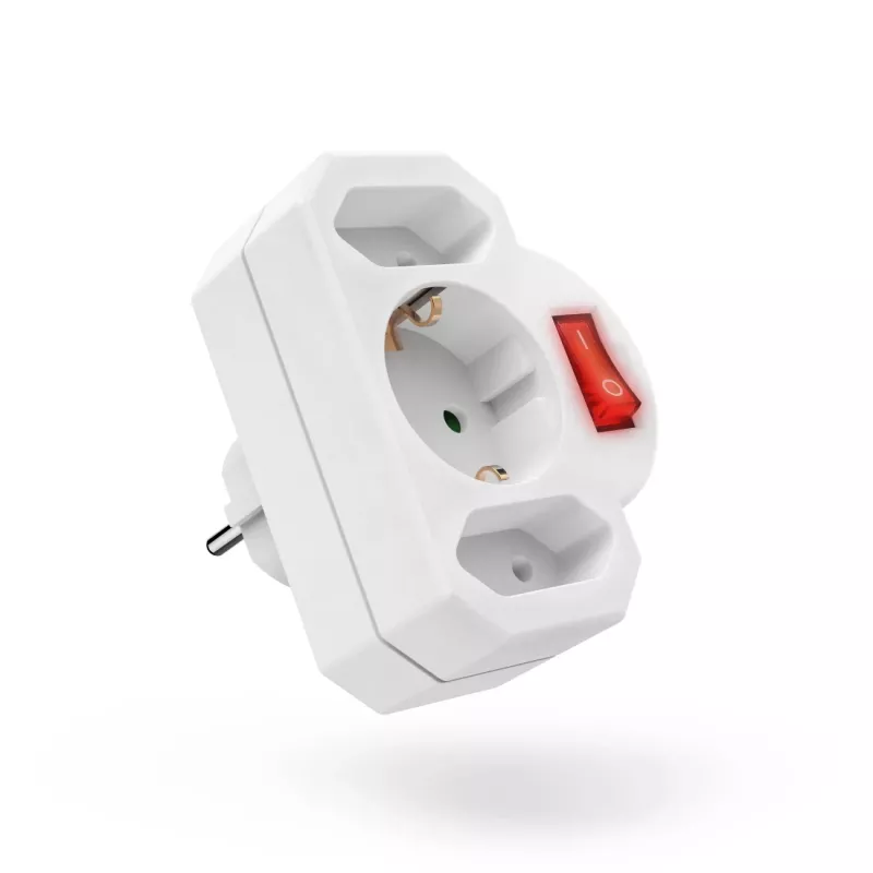 Hama 00223217 strāvas kontaktdakšas adapteris balts