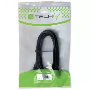 Techly USB 2.0 kabelis A vīr. / B vīr. leņķveida 3m ICOC U-AB-30-ANG