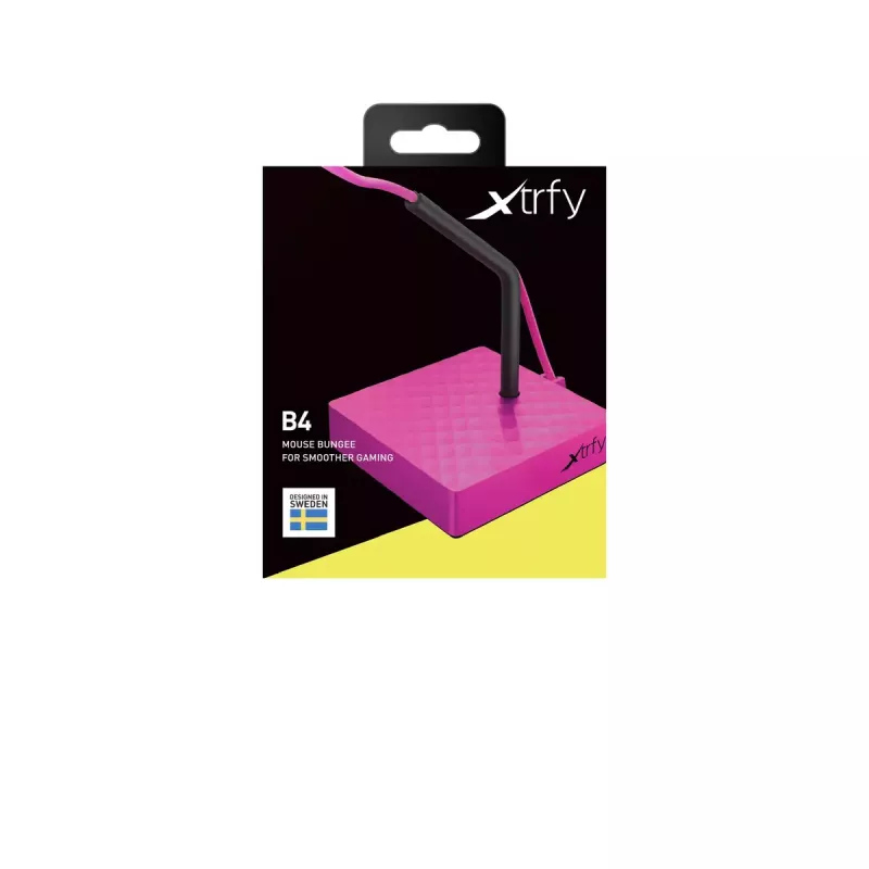 Kabeļu turētājs CHERRY XTRFY B4 Rozā 80x80x130 mm