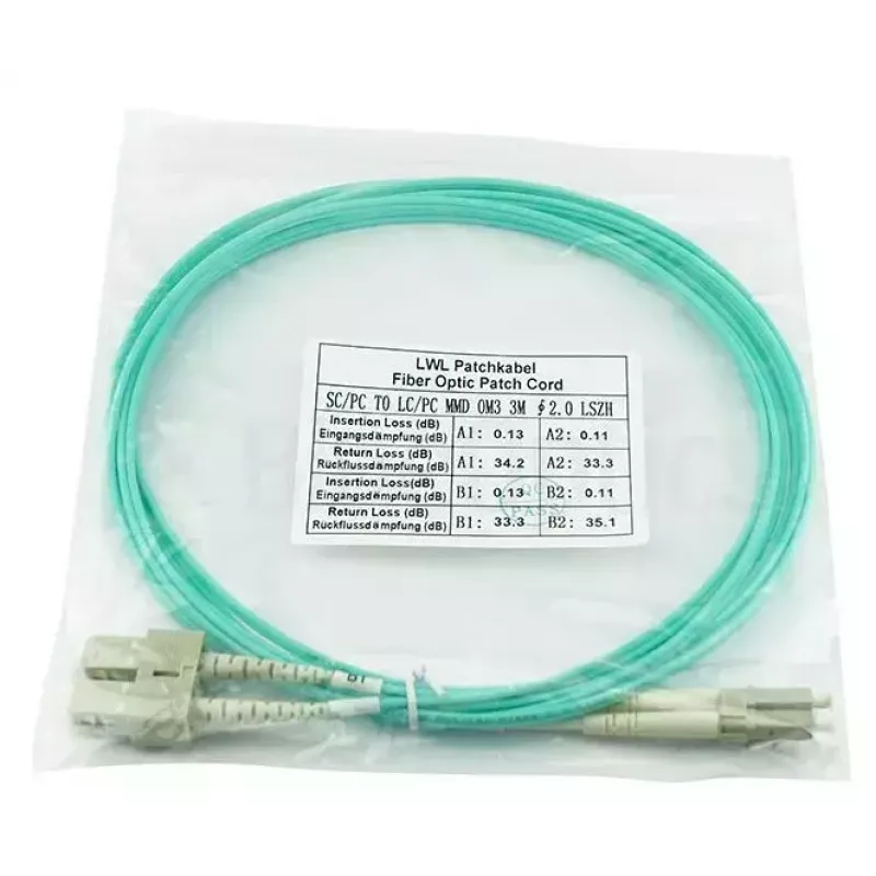 BlueOptics InfiniBand/optiskās šķiedras kabelis 3 m 2x LC 2x SC LC/APC