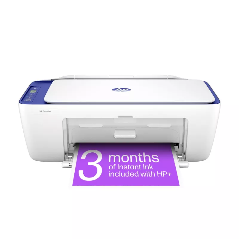 HP DeskJet 2821e bezvadu daudzfunkciju krāsu printeris, Instant Ink; kopētājs, skeneris