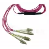 BlueOptics EMC CBL-MPO12-4LC-OM4-2M optiskās šķiedras kabelis MPO 4x LC 2m