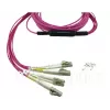BlueOptics EMC CBL-MPO12-4LC-OM4-2M optiskās šķiedras kabelis MPO 4x LC 2m