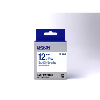 Epson Label Cartridge Standard LK-4WLN Zila/Balta 12mm (9m)