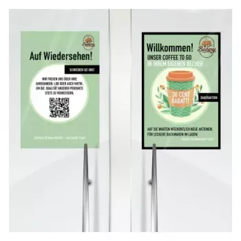Avery Window Stickers pašlīmējošās printera uzlīmes A5 Baltas 10 gab.