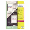 Avery Window Stickers pašlīmējošās printera uzlīmes A5 Baltas 10 gab.