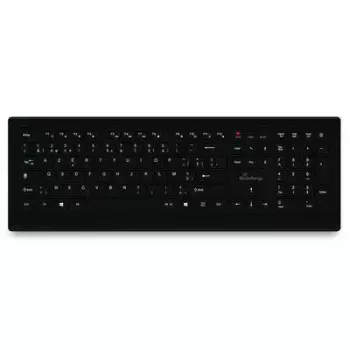 MediaRange MROS101-BE tastatūra mājām USB AZERTY Beļģu melna pilna izmēra 107 taustiņi