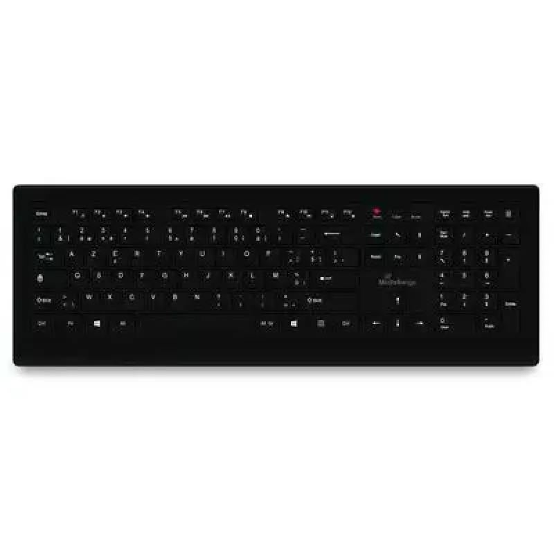 MediaRange MROS101-BE tastatūra mājām USB AZERTY Beļģu melna pilna izmēra 107 taustiņi