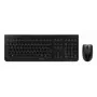 Bezvadu pilnizmēra tastatūras un peles komplekts Cherry CHERRY DW 3000 — 108 taustiņi QWERTY, RF bezvadu, melns