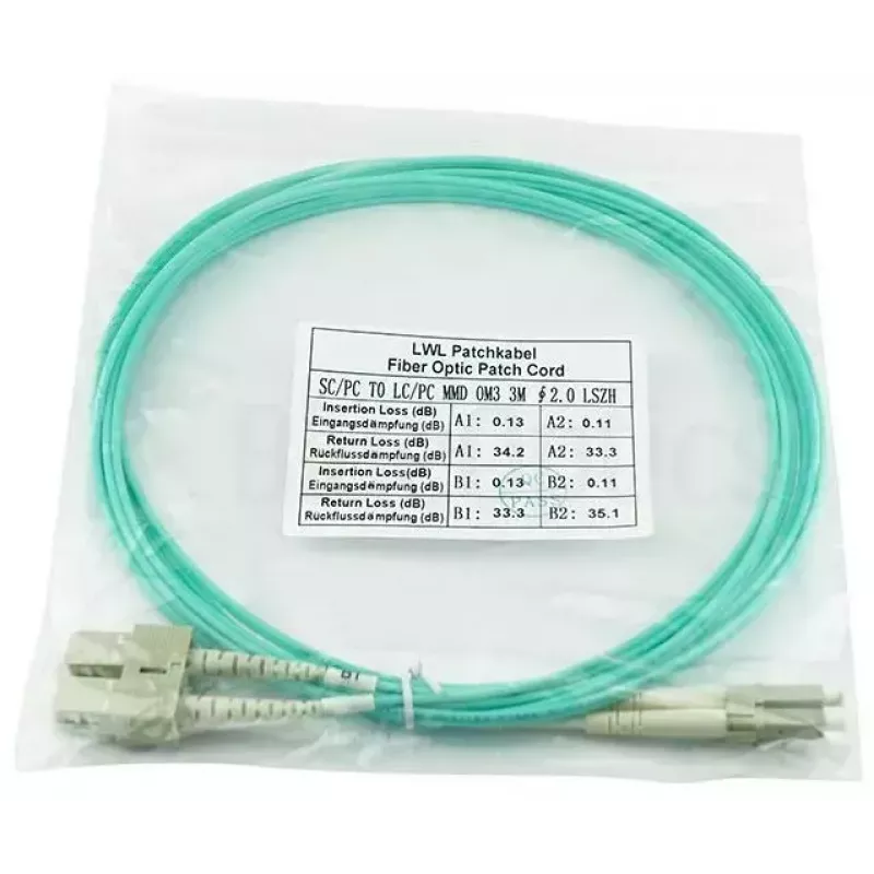 BlueOptics InfiniBand/optiskās šķiedras kabelis 10 m 2x LC 2x SC LC/APC