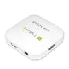 Techly USB 3.0 Super Speed Hub 4 Portu Balts IUSB3-HUB4-WH, USB 3.2 Gen 1 (3.1 Gen 1) Type-A, 5000 Mbit/s, Balts, 0.8 m, CE, RoHS, USB 2.0 USB 1.1
