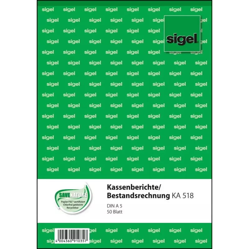 Biznesa veidlapa Sigel KA518