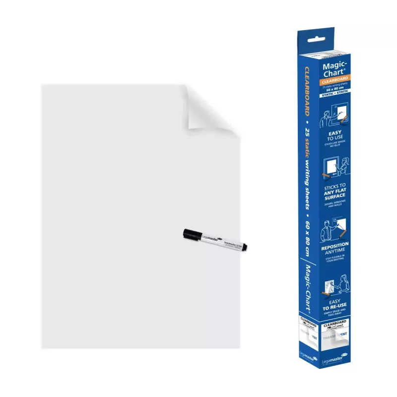Clearboard Foil Legamaster Magic-Chart 60x80cm
