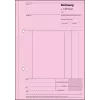 Biznesa veidlapa Sigel SD132 A5 rozā balta dzeltena 150 loksnes