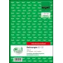 Biznesa veidlapa Sigel SD132 A5 rozā balta dzeltena 150 loksnes