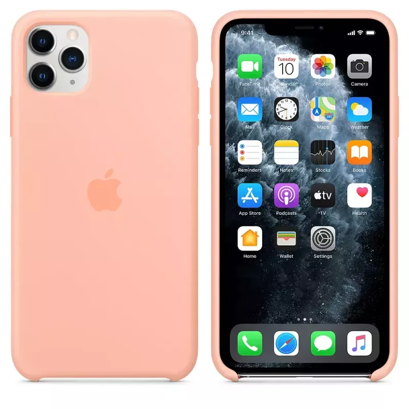 Silikona maciņš Apple iPhone 11 Pro Max Greipfrūts