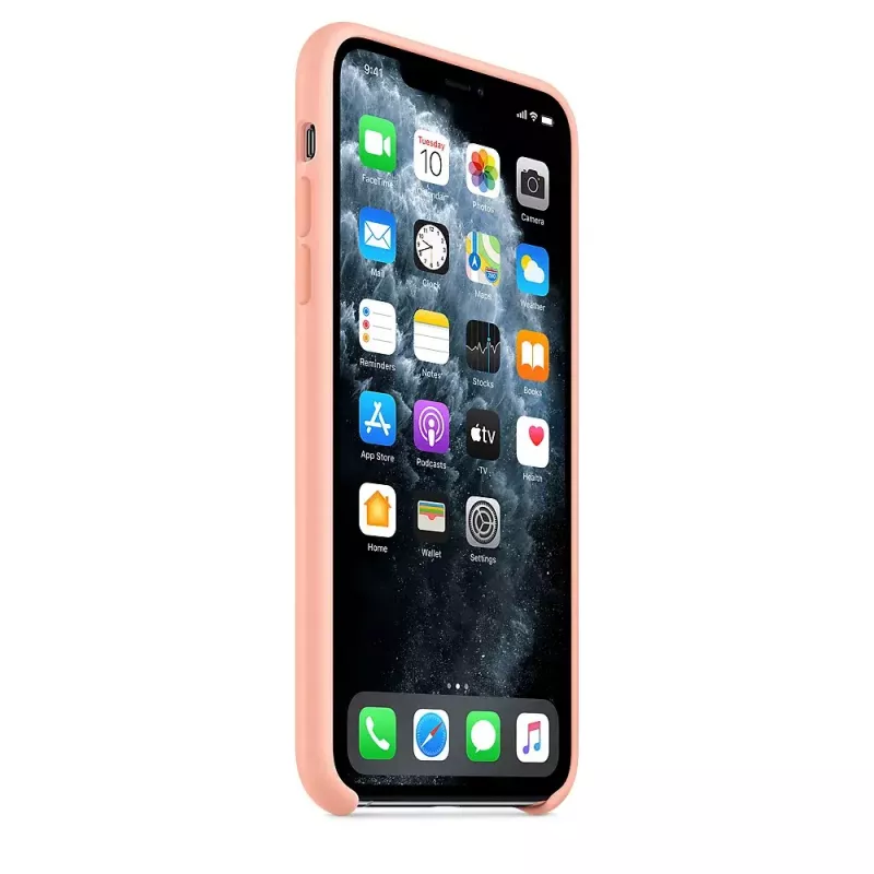 Silikona maciņš Apple iPhone 11 Pro Max Greipfrūts