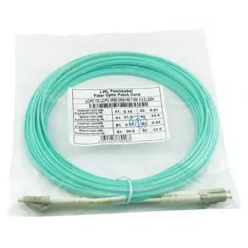 InfiniBand optiskās šķiedras kabelis BlueOptics 050502K512000001M 1 m 2x LC LC/APC zaļš