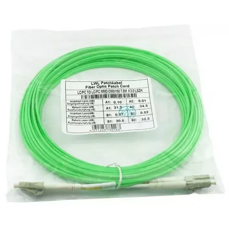 BlueOptics SFP3131GU2.5MK InfiniBand optiskais šķiedras kabelis 2,5 m LC zaļš