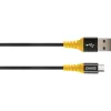 USB kabelis Schwaiger WKUM10 511 1,2 m USB A Micro-USB B melns dzeltens