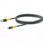 USB kabelis Schwaiger WKUM10 511 1,2 m USB A Micro-USB B melns dzeltens