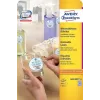 Pašlīmējošā uzlīme aplis Avery L6019REV-25