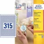 Pašlīmējošā uzlīme aplis Avery L6019REV-25
