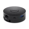 DELL Mobile Adapter DA300 Vadu USB 3.2 Gen 2 (3.1 Gen 2) Type-C Melns