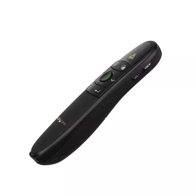 StarTech.com bezvadu prezentāciju tālvadība ar zaļo lāzera rādītāju – 90 pēdas (27 m)