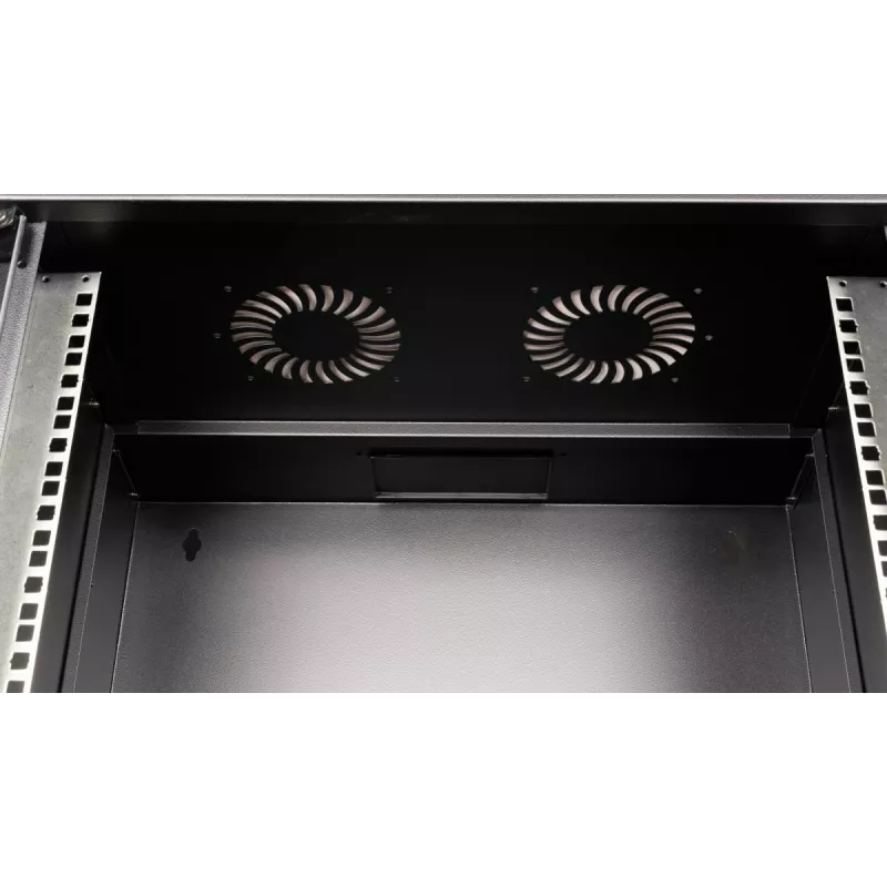 Equip Eco Mount 19 inch skapis, 12U, 540X400MM, RAL9005 melns