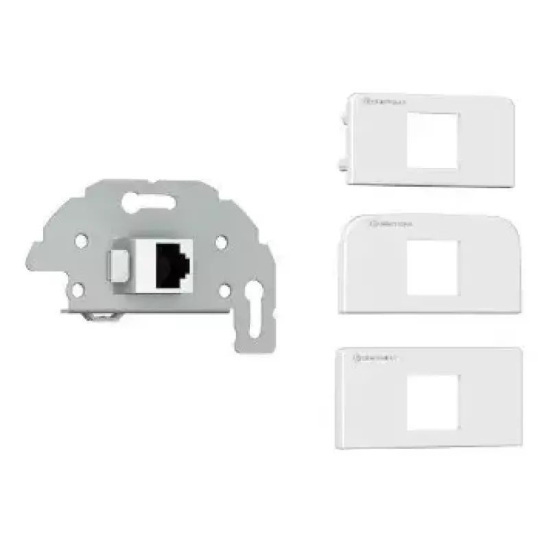 RJ-45 kontaktligzda Kindermann 7456000523 pelēka balta