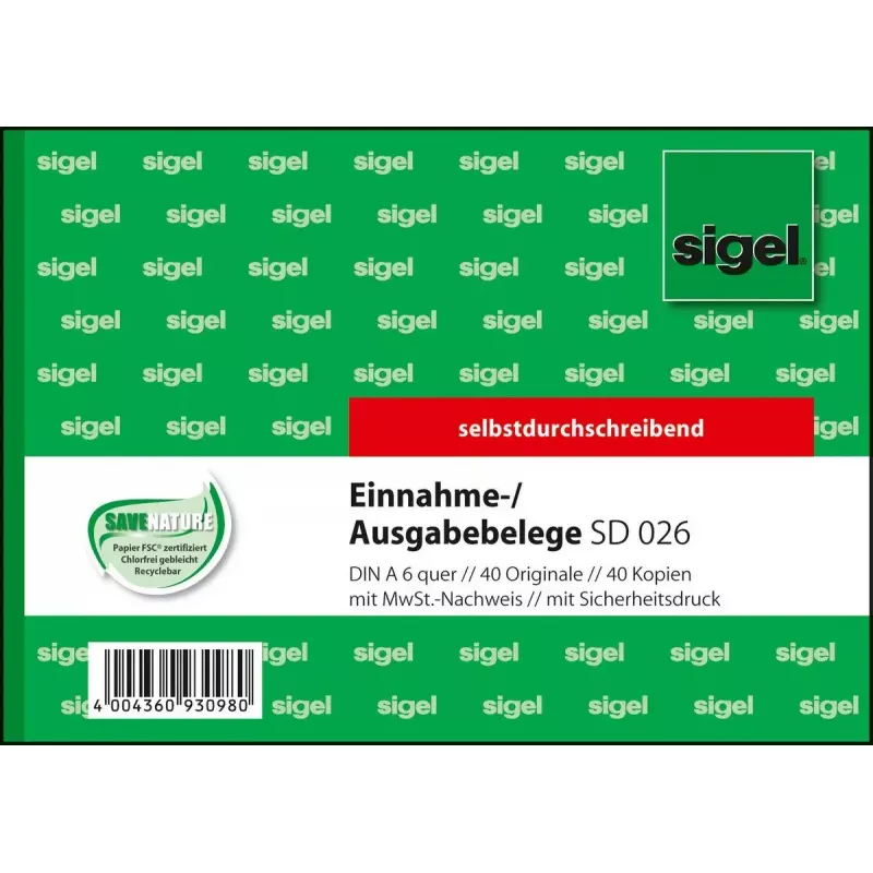 Sigel SD026 biznesa veidlapa