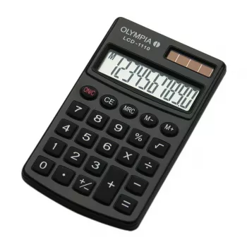 Pamata kalkulators Olympia LCD 1110 Pocket Melns