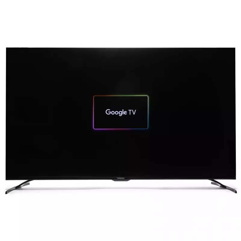 TORNADO 55UA3400X | 55” Bezrāmju 4K UHD Google TV ar HDR10 un HLG