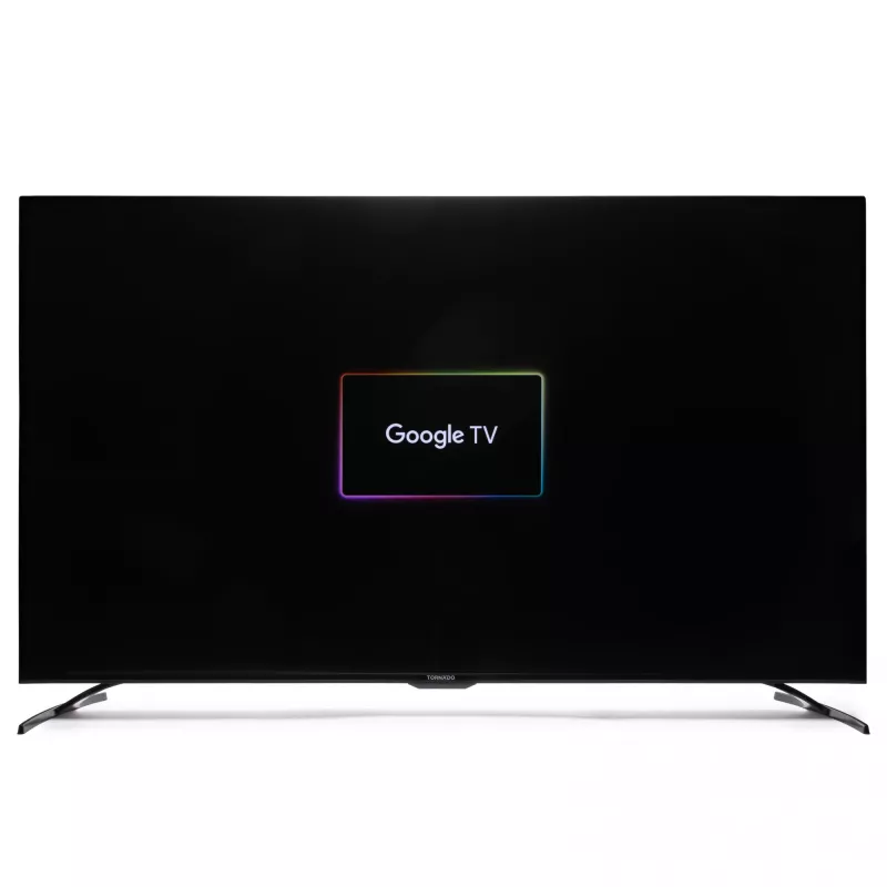 TORNADO 55UA3400X | 55” Bezrāmju 4K UHD Google TV ar HDR10 un HLG