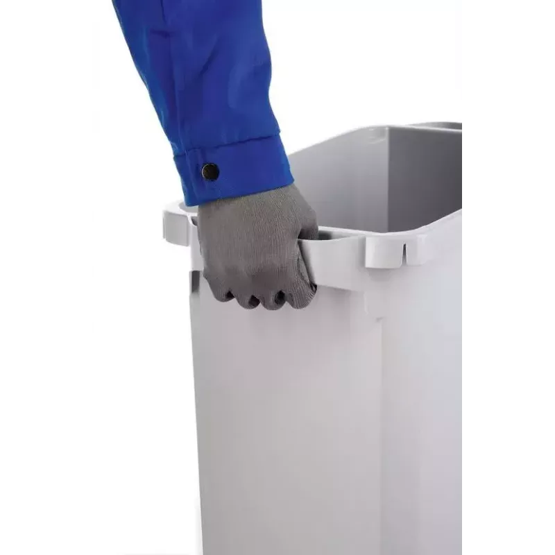 Atkritumu konteiners Durable 1800503050 Taisnstūrveida Plastmasas Pelēks Platums 590 mm Dziļums 282 mm Augstums 600 mm