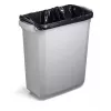 Atkritumu konteiners Durable 1800503050 Taisnstūrveida Plastmasas Pelēks Platums 590 mm Dziļums 282 mm Augstums 600 mm