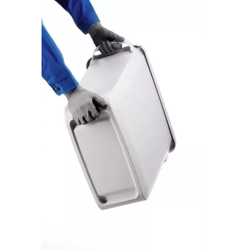 Atkritumu konteiners Durable 1800503050 Taisnstūrveida Plastmasas Pelēks Platums 590 mm Dziļums 282 mm Augstums 600 mm
