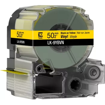 Epson LK-9YBVN lentes uzlīmju lente Melns uz dzeltena