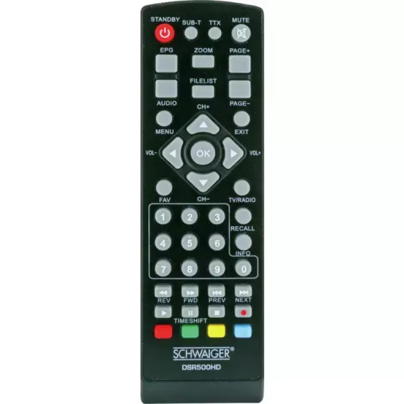Set-top box Schwaiger DSR500HD kabelis Full HD Melns