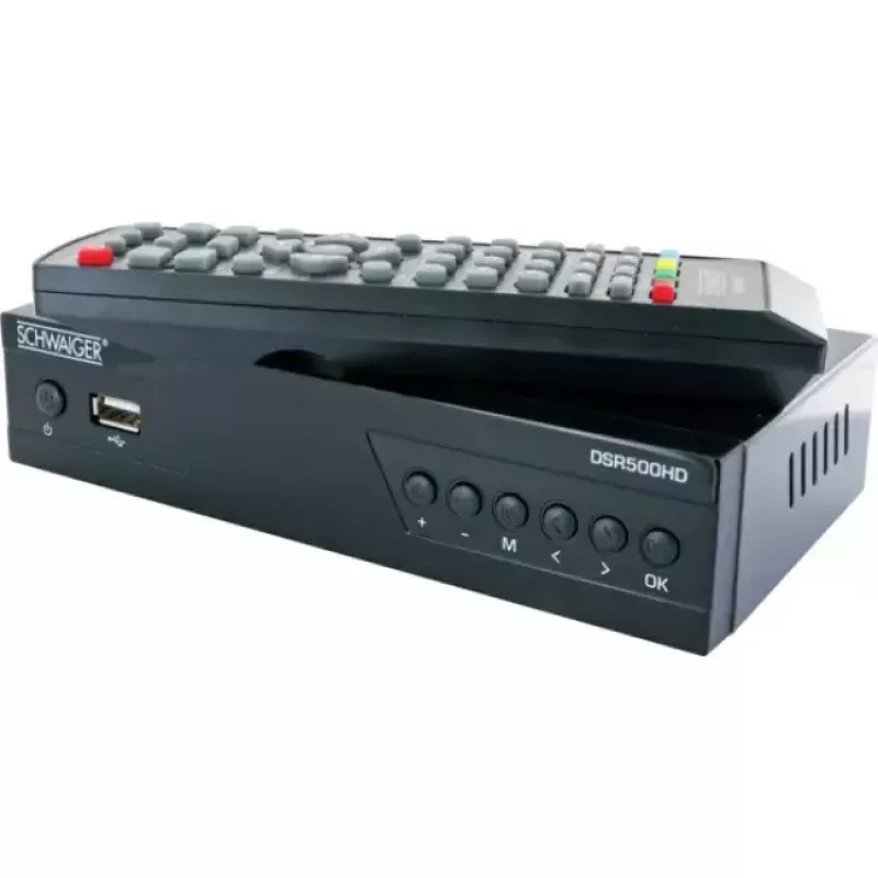 Set-top box Schwaiger DSR500HD kabelis Full HD Melns
