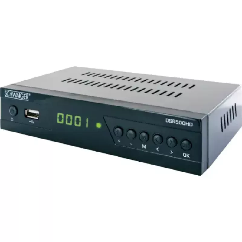 Set-top box Schwaiger DSR500HD kabelis Full HD Melns