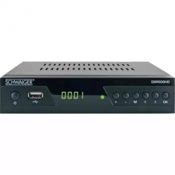 Set-top box Schwaiger DSR500HD kabelis Full HD Melns