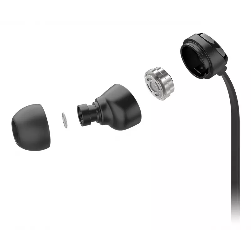 Motorola EARBUDS3CS austiņas/headset Vadu Ievietojamas Zvani/Mūzika USB Type-C Melns