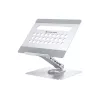 Conceptronic DONN27G, klēpjdatora statīvs, sudraba krāsa, alumīnijs, 360°, USB 3.2 Gen 1 (3.1 Gen 1) Type-C, 5000 Mbit/s